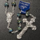 Rosary with green crystal 8x6mm s2