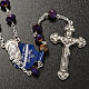 Rosary with amethyst crystal 8x6mm s3