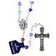 Rosario de cristal Virgen Milagrosa 6 mm s1
