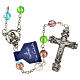 Rosary beads in crystal, 7mm Our Lady and baby s1