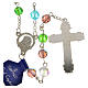 Rosary beads in crystal, 7mm Our Lady and baby s2