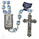 Rosary beads in crystal, 7mm Lourdes s2