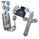 Rosary beads in crystal, 7mm Lourdes s3