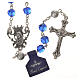 Crystal rosary, 8mm blue s1