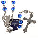 Crystal rosary, 8mm blue s2