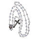 Our Lady of Fatima rosary trasparent crystal 6mm beads s4