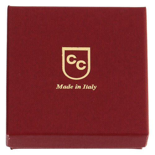 Terço em cristal esmeralda e metal oxidado 5