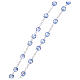 Rosary round faceted crystal beads 4 mm Medjugorje s3
