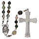 Glass rosary with variegated beads, 39 cm s2