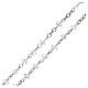 Rosary choker Holy Communion real crystal 3 mm s3