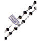 Crystal rosary violet bright beads 5 mm s3