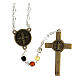 Bronzed rosary Saint Benedict 6 mm s3