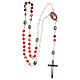 Crystal rosary of Divine Mercy 6 mm s5