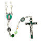 Semi-crystal rosary of Our Lady of Guadalupe 6 mm s2