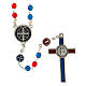 Saint Benedict enameled rosary 6 mm s3