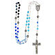 Semi-crystal rosary of Our Lady of the Miraculous Medal 5 mm s5