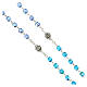 Half crystal rosary of the Miraculous Madonna 5 mm s4