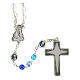 Semi-crystal rosary of Our Lady of Fatima 6 mm s3