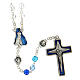 Half crystal rosary Our Lady of Fatima 6 mm s2