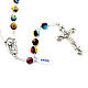 Black Murano glass rosary s3