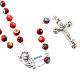 Red Murano glass rosary s3