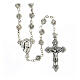 Metal rose-beads rosary s1