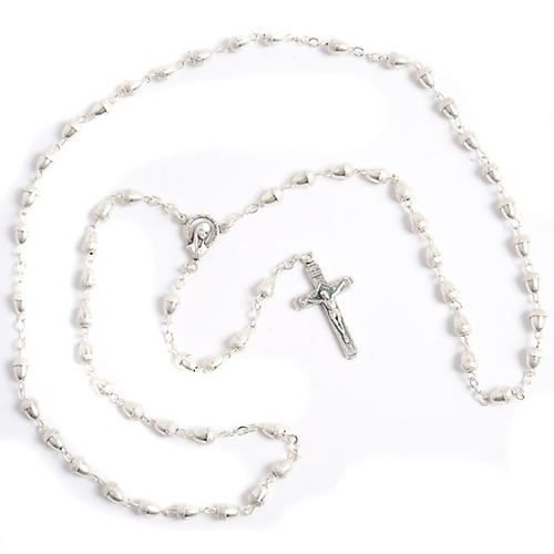 Metal acorn-beads rosary 1