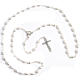 Metal acorn-beads rosary s1