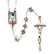 Metal cross-shaped beads rosary s3