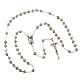 Chapelet, métal,grains en croix s5