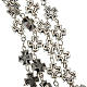 Rosary with metal cross-shaped beads (7 mm) s4