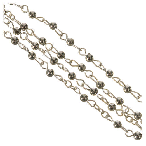 Saint Pio rosary beads, grains 3mm 3