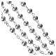 STOCK Rosary beads in metal with Jubilee of Mercy symbol 6mm s3