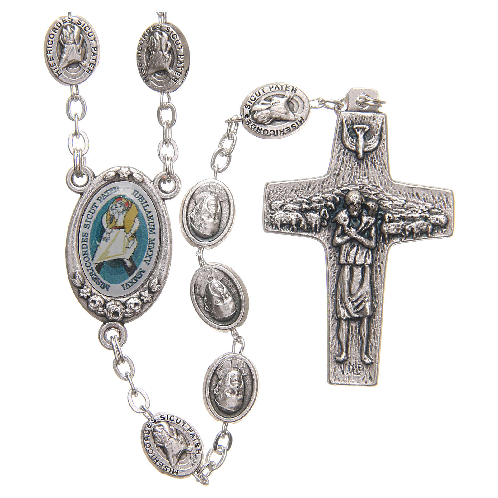 Rosary beads with Jubilee of Mercy symbol | online sales on HOLYART.com