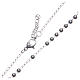 Classical rosary silver colour 316L steel s4