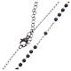 Classic rosary black 316L steel s4