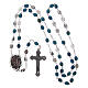 Metal rosary Our Lady of Lourdes 6x4 mm s4