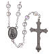 Crystal rosary Fatima 4 mm transparent s2