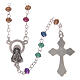 Rosary multicolored metal 2 mm s2