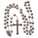 Rosary with round pavé beads 8 mm s4