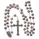 Rosary round crystal pavé beads 8 mm s4