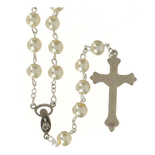 Rosary with pearled beads (8mm) 2
