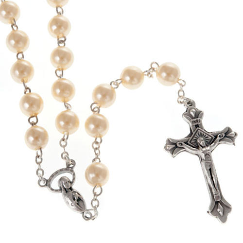 Rosary with pearled beads (8mm) 1