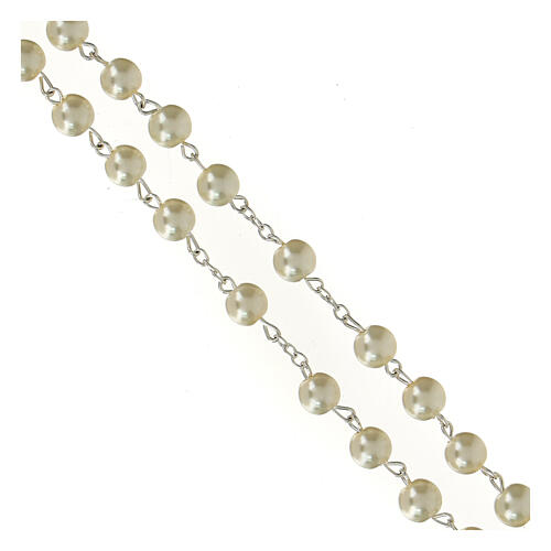 Rosary with pearled beads (8mm) 3