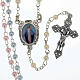 Miraculous Virgin pearl effect rosary s1