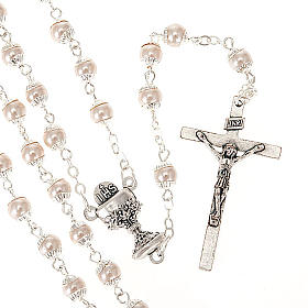 First Communion pearl effect rosary