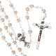 First Communion pearl effect rosary s1
