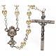 First Communion ivory pearl effect rosary s1