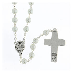 Imitation pearl rosary, Pope Francis