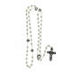 Imitation pearl rosary, Pope Francis s4
